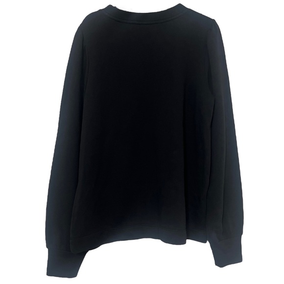 Loft Black Cheers Sweatshirt Long Sleeves Crew neck  Size M - Picture 3 of 12